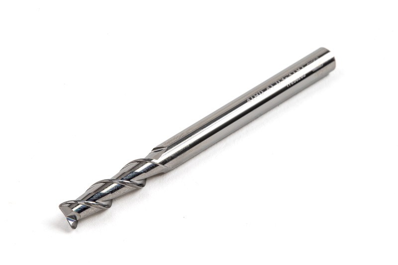 4mm Dia. Carbide End Mill, 2 Flute, Uncoated, 4mm Smooth Shank x 14mm LOC, 0.4mm Radius, HSAM3 4mm Dia. Carbide End Mill, 2 Flute, Uncoated, 4mm Smooth Shank x 14mm LOC, 0.4mm Radius, HSAM3