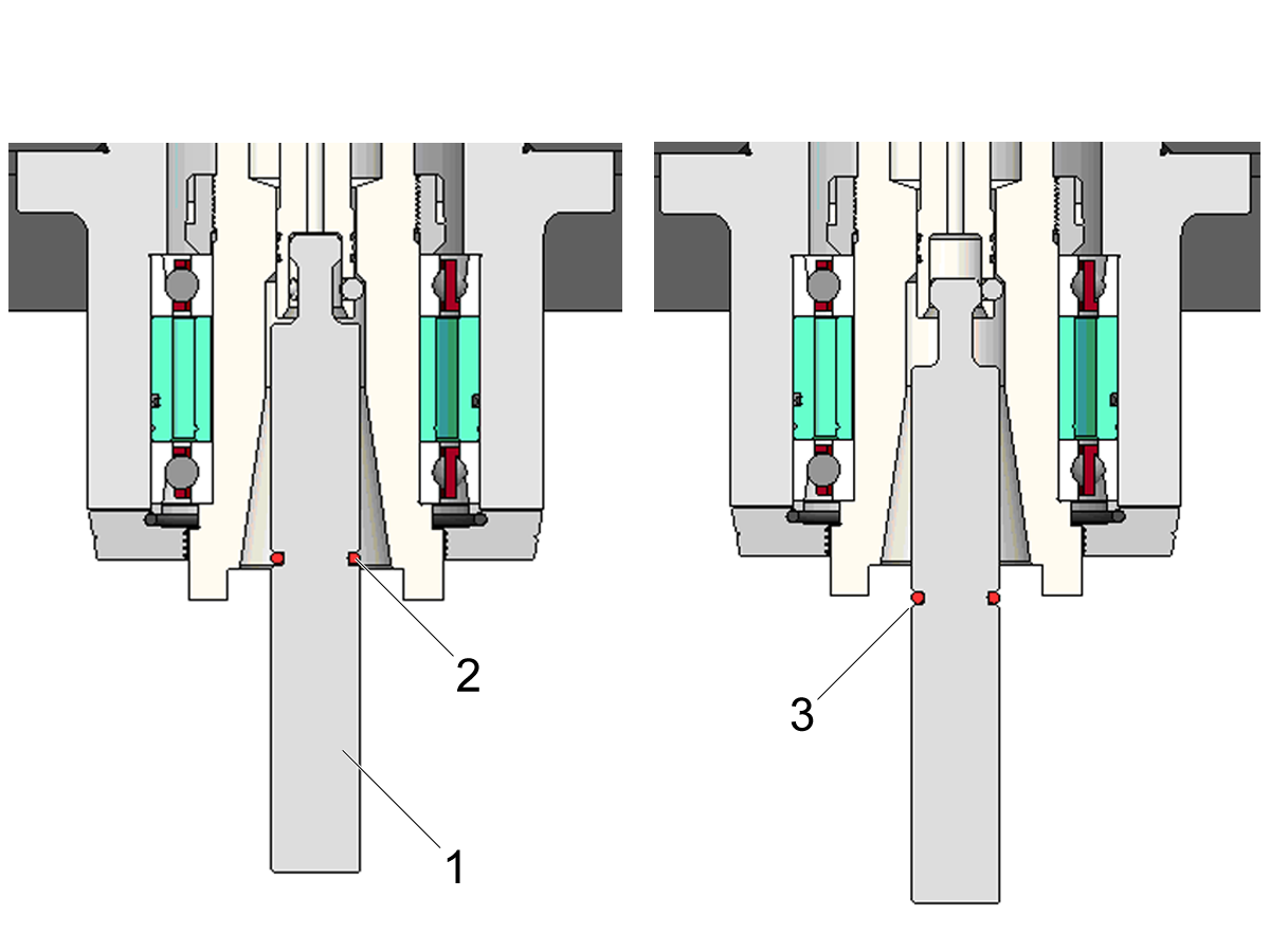 Cône-40 - Barre de traction de broche - Go-No-Go Vérification et ajustement  - AD0310